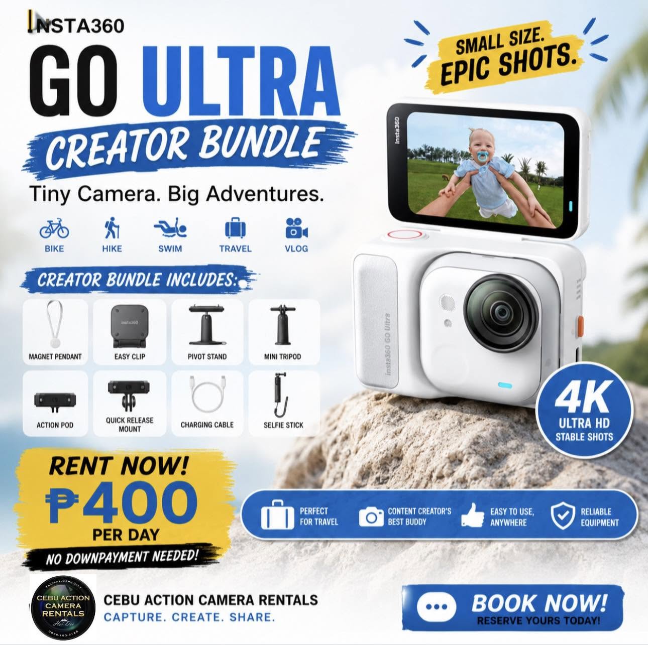 Insta360 GO Ultra Creator Bundle
